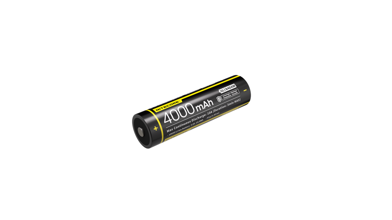 nitecore_nl1840aw_1280x720 Nitecore NL1840AW All-Weather 18650 Rechargeable Battery